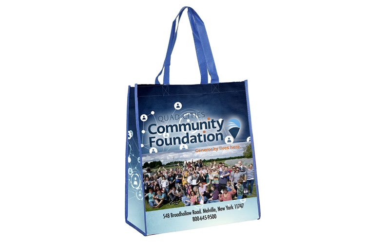 Gusset - Non-Woven Full Color Laminated Wrap Carry All Tote and Shopping Bag Gusset - Non-Woven Full Color Laminated Wrap Carry All Tote and Shopping Bag